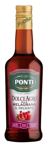 Ponti Dolceagro Alla Melagrana, Condimento Agrodolce a Base di Aceto di Vino, 500ml