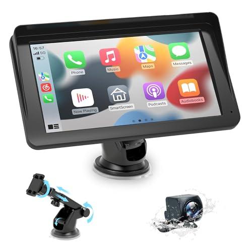Schermo per Auto 7 Pollici CarPlay Wireless Android Auto con Retrocamera