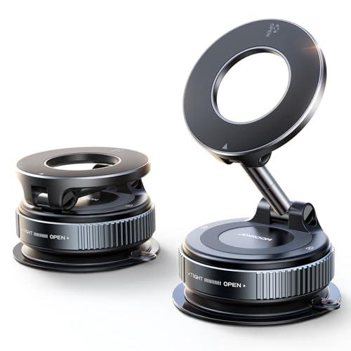 JOYROOM Supporto Telefono Auto Magnetico Pieghevole con Ventosa e Braccio Metallico