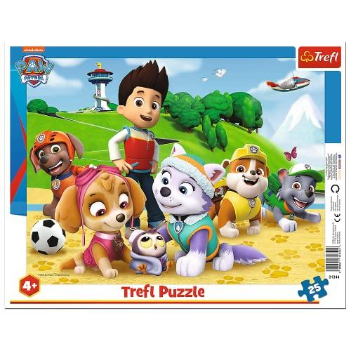 Trefl- Paw Patrol 25 Elementi, Sentiero, per Bambini dai 4 Anni Puzzle, Colore