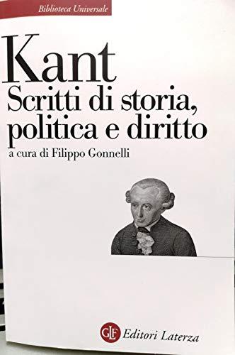 Scritti di storia, politica e diritto di Immanuel Kant - Laterza