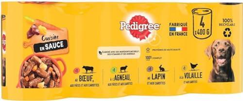 Pedigree Cucina in Salsa 4 Varietà per Cani Adulti