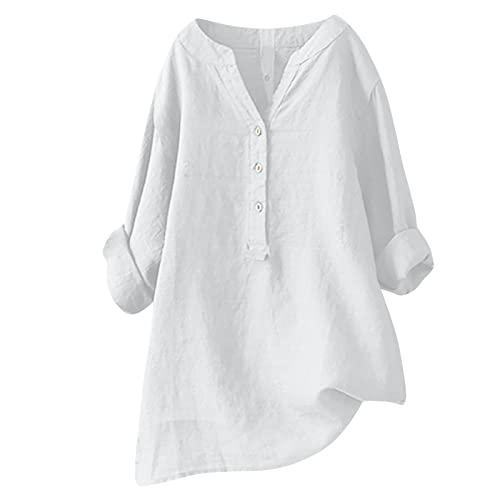 Camicia Donna in Lino Manica Lunga - Eleganza Casual per Ogni Occasione
