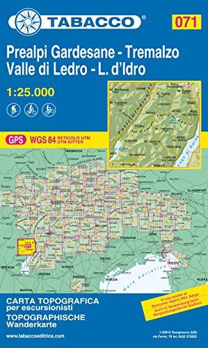 Carta Escursionistica Tabacco 1:25.000 Prealpi Gardesane - Tremalzo, Valle di Ledro, Lago d'Idro
