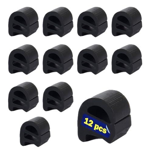 Gommini Griglia Piano Cottura 9 mm x 10 mm, 12 Pezzi