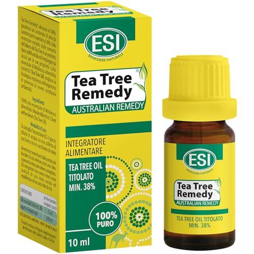 ESI Tea Tree Remedy Oil - Olio Essenziale Biologico per il Benessere Naturale