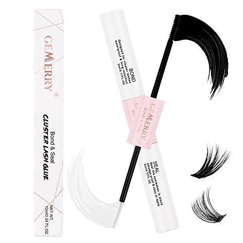GEMERRY Colla per Ciglia Lash Bond and Seal: Estensione Ciglia Fai da Te a Lunga Durata