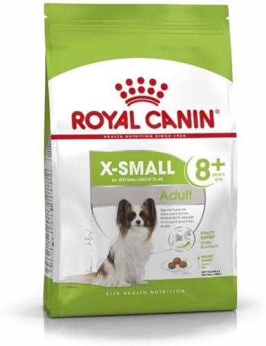 Royal Canin X-Small Adult 8+ | 3 kg | Cibo secco per cani molto piccoli dai 8 anni | Per sostenere l'intestino, la vitalità e le vie urinarie | Particolarmente gustoso