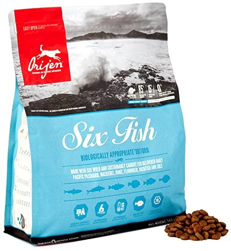 Orijen Six Fish - Alimento Secco Biologicamente Appropriato per Cani di Tutte le Età e Taglie