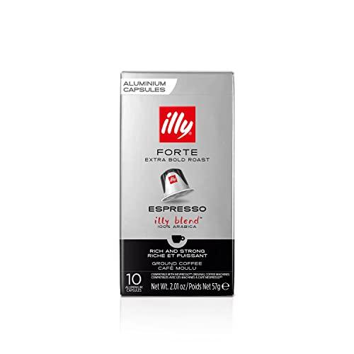 Illy Caffè Forte - 10 Capsule Compatibili Nespresso