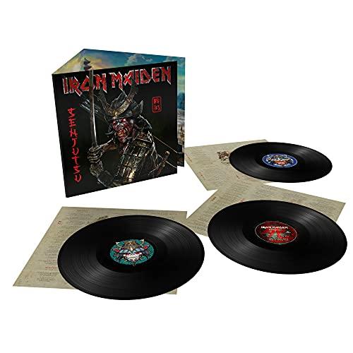 Senjutsu (180 Gr. Deluxe Heavyweight Triple Black Vinyl) - Iron Maiden