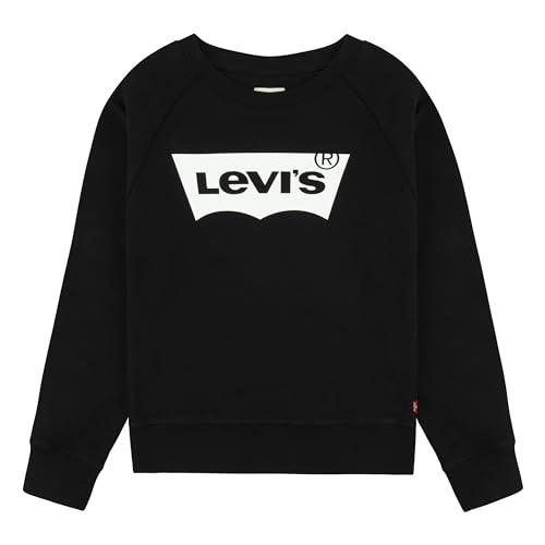 Levi's Batwing Crewneck Sweatshirt Bambine e Ragazze, Nero