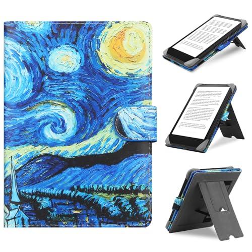 Custodia Universale HoYiXi per E-reader 6-7 Pollici - Notte Stellata