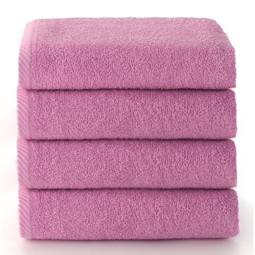 Top Towel Plus - Set di 4 Asciugamani Bidet/Viso in Cotone 100%