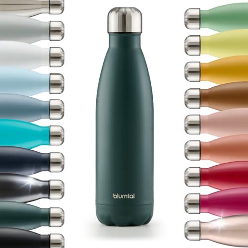 Blumtal Borraccia Termica in Acciaio Inox - 500 ml, Verde Scuro