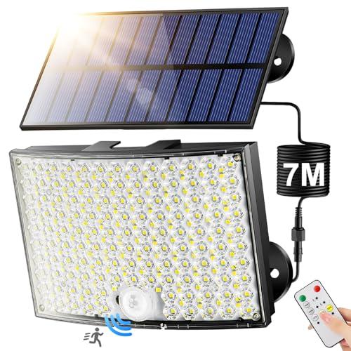Faretto Solare da Esterno 268 LED con Telecomando