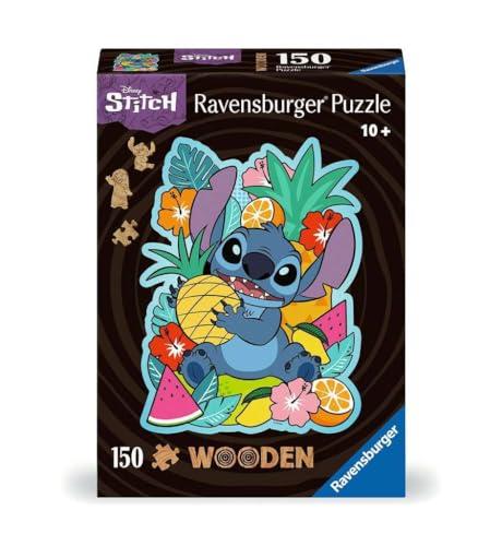 Ravensburger Wooden Puzzle Disney Stitch, 150 Pezzi