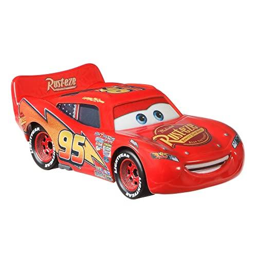 Mattel Disney Pixar Cars Lightning McQueen Dinoco 400, Colore Rosso, FLM26