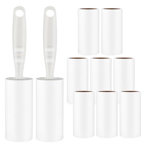 Rullo Togli Peli Animali Extra Appiccicoso - 10 Rotoli + 2 Dispenser