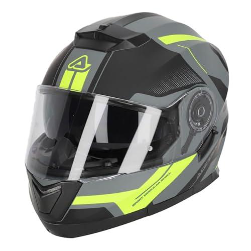 Casco Modulare Acerbis Serel 2206 Nero/Giallo Fluo