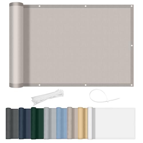 AXT SHADE Frangivista Balcone Protezione 90x600cm Taupe