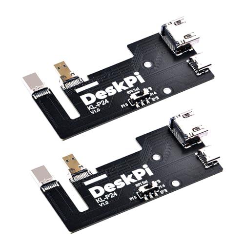 GeeekPi Scheda Adattatore da Micro HDMI a HDMI per Raspberry Pi 5/Pi 4B