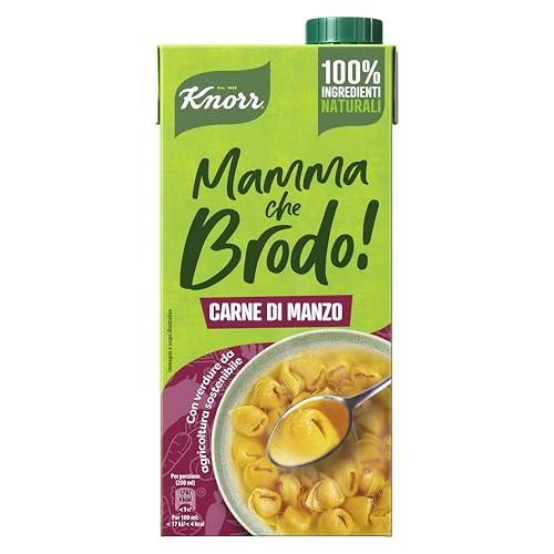 Knorr Mamma Che Brodo! Carne di Manzo - Brodo Pronto Naturale 1L