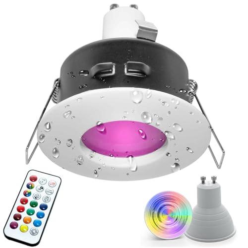 Planetitaly Faretto LED Box Doccia 6W RGBW Cromoterapia IP65