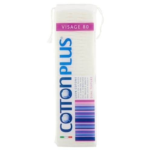 Cotton Plus Visage - Dischetti Struccanti Pretagliati in Puro Cotone