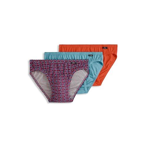 Jockey Elance Bikini Uomo - Confezione da 3, Foglia d'Autunno/Duet Geo/Baia, Large