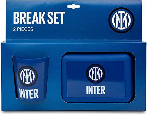 ILS I LOVE SHOPPING Set Regalo Inter: Portamerenda + Tazza per Giovani Tifosi