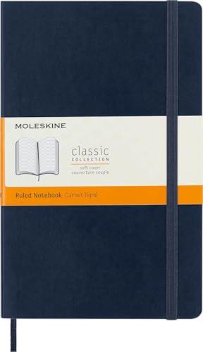 Moleskine Classic Notebook Large Blu Zaffiro a Righe