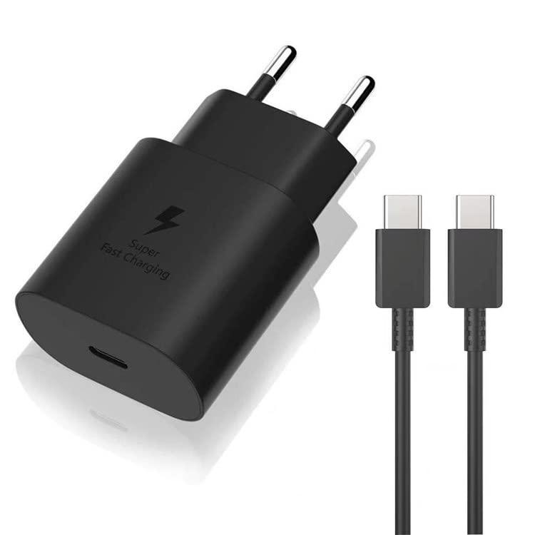 Caricabatterie Rapido USB-C 25W con Cavo per Samsung Galaxy