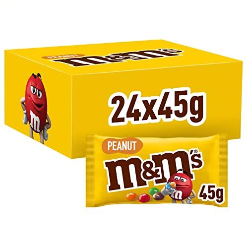M&M's Peanut Confetti al Cioccolato - 24 Bustine da 45g (1080g Totali)