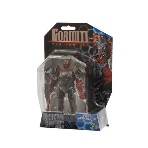 GORMITI THE NEW ERA - Cattivo Generale Krater Nemico, Action Figure Villain Da 15 Cm Articolato, Rivale Con Arma Bracelama, Per Bambini A Partire Dai 3 Anni