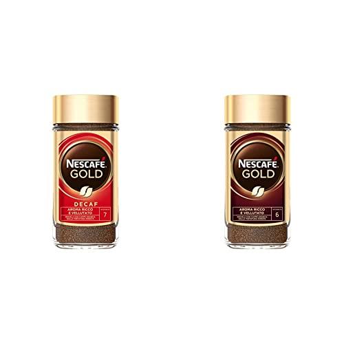 NESCAFÉ GOLD DECAF Caffè Solubile Decaffeinato, Barattolo 200 g