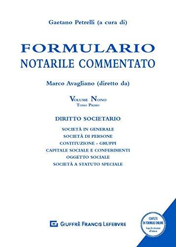 Formulario Notarile Commentato Vol. IX Tomo 1-2