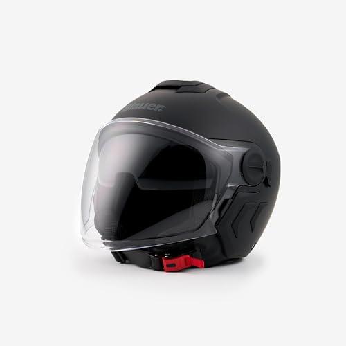 Casco Blauer DEMI JET DJ01 MONO H07 Nero Opaco