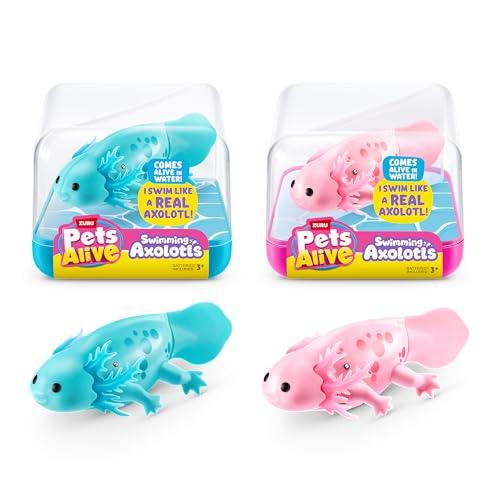 Pets Alive Axolotls acquatici di ZURU - Confezione da 2