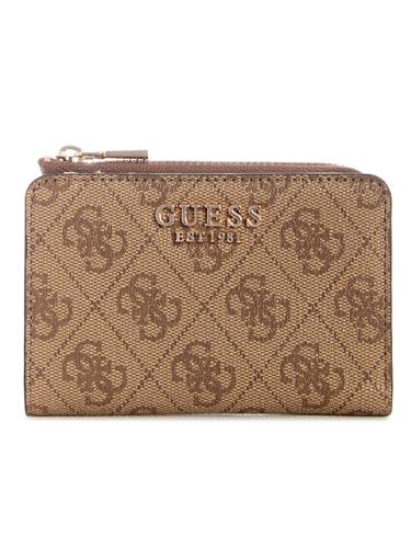 GUESS Portafoglio Donna Laurel II Logo Latte