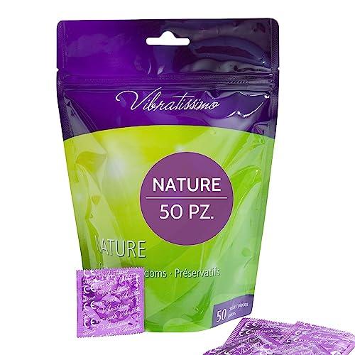 Vibratissimo Premium Nature - Preservativi Extra Umidi e Sottili (50 Pezzi)