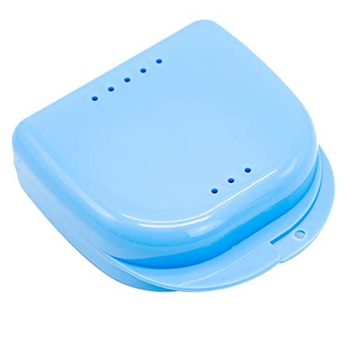 Portaprotesi Dentale in Plastica con Ventilazione - Blu