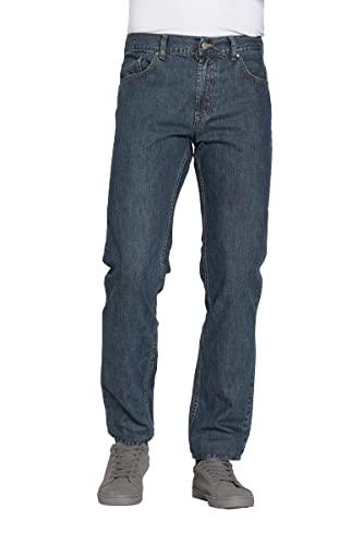 Pantaloni Jeans 5 Tasche Carrera Denim Leggero Vita Regolare Gamba Comoda