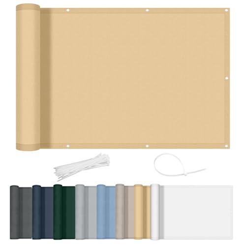 AXT SHADE Frangivista Balcone Protezione 90x300cm - Sabbia