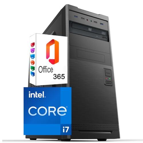 Betazon PC Fisso Desktop i7-6700, 32GB RAM, 1TB SSD, Windows 11 Pro, WiFi, Office 365