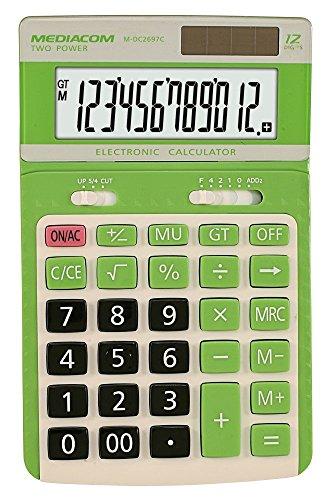 Calcolatrice Elettronica Mediacom M-DC2697C - 12 Cifre, Grande Display