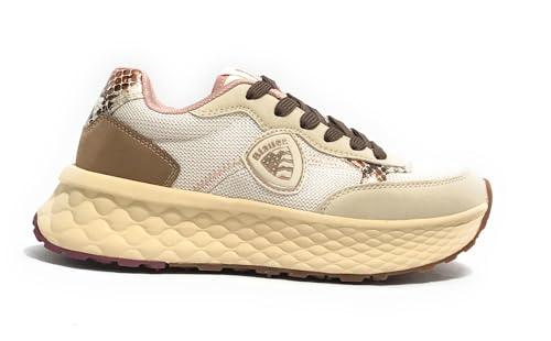Sneaker Donna Blauer Lynn Cream/Brown