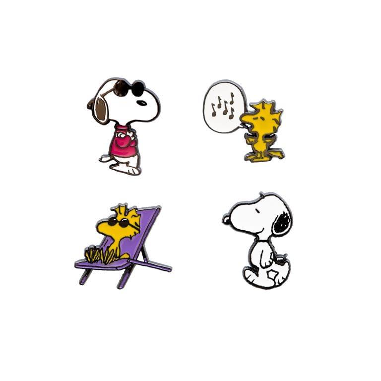 Grupo Erik: Set 4 Spillette Personalizzate di Snoopy Peanuts