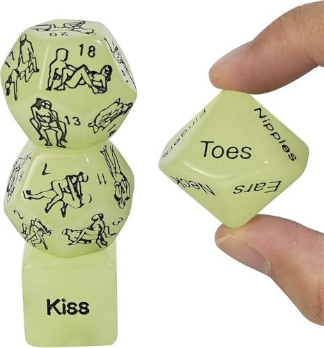 4 Pezzi Italiano Gioco Super Naughty Block Acrilico Dadi Games, Giochi Hot per Adulti, Gioco di Coppia in Italiano