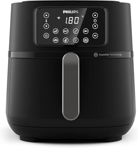 Philips Series 5000 Connessa Airfryer XXL, 7,2L (1,4Kg), Friggitrice ad aria 16-in-1, Wifi, Tecnologia Rapid Air, App HomeID (HD9285/90)